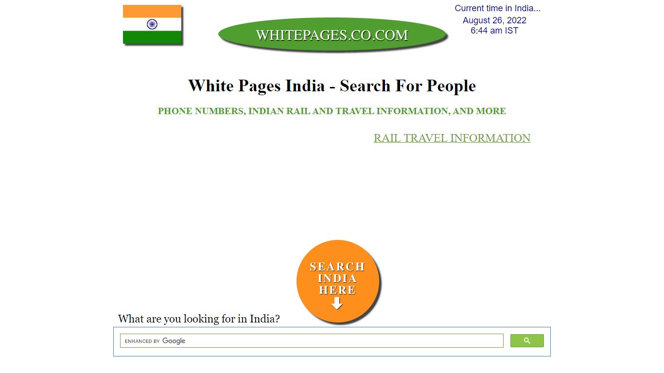 White Pages India- Find People, Phone Numbers, and Information - .co.com